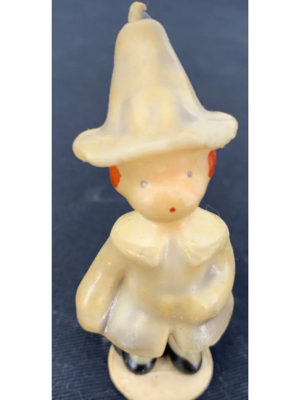 Tavern Thanksgiving Candles Pilgrim Boy & Girls Unburned Lot of 2 Socony